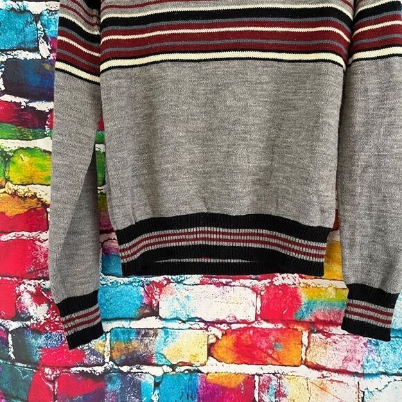 Vintage 70s Sigallo Pullover Crewneck Knit Sweater Size Medium - Picture 3 of 7